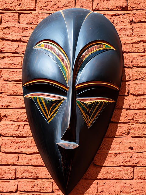 Free generated mask african mask illustration
