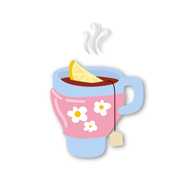 Free tea time tea lemon tea illustration