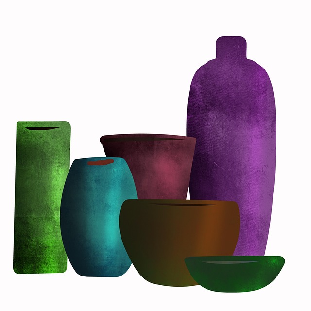 Download Vases, Pots, Botanical. RoyaltyFree Stock Illustration Image