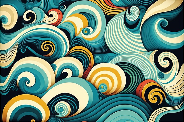 Free waves ocean sea illustration