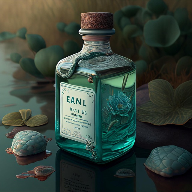 Free serum potion perfume illustration