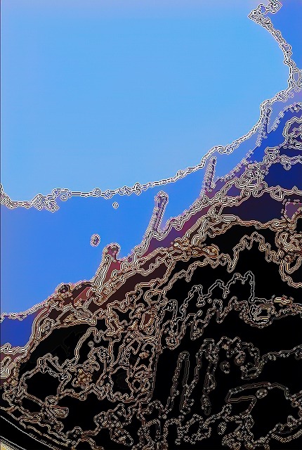Free undersea dive cove bay illustration