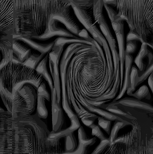 Free fingerprint whorl print illustration