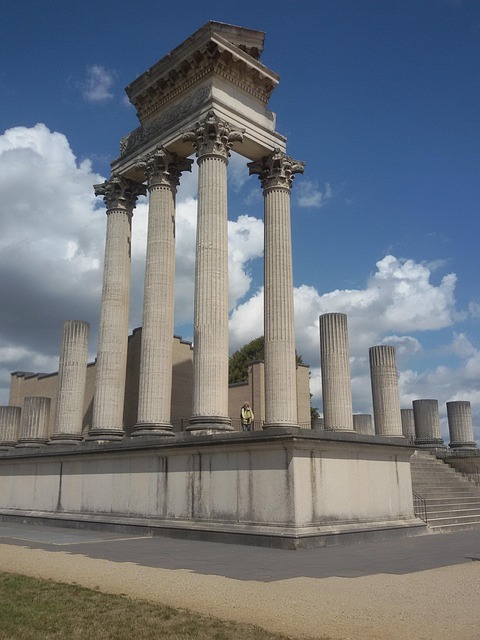 Xanten, Architektur, Museum, Säulen