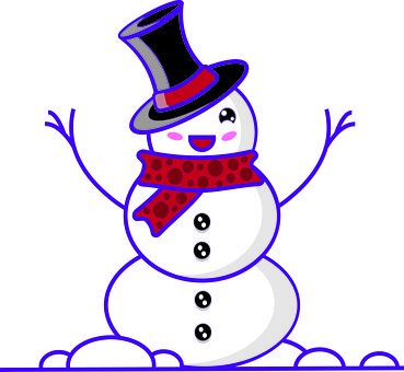 Free Snowman Christmas illustration and picture