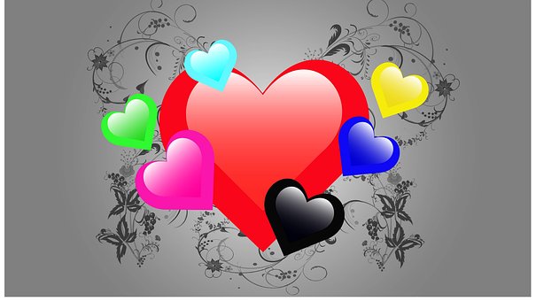 Free Beautiful Hearts photo and picture