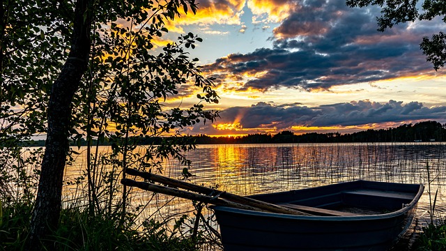 Free Evening Sunset photo and picture