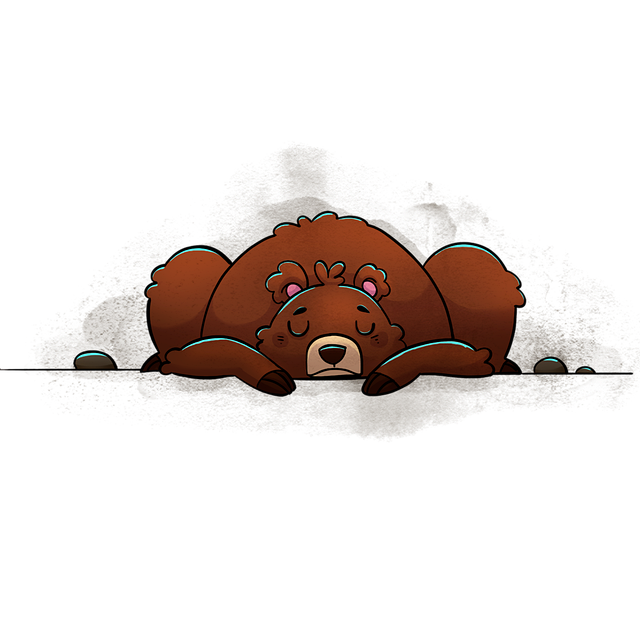 Free bear nature kid illustration