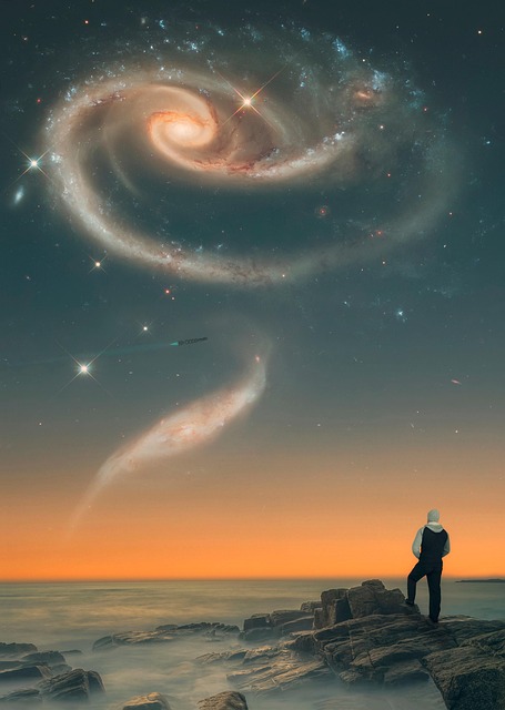 Free Space Galaxy illustration and picture