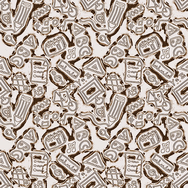Free doodles drawing background illustration