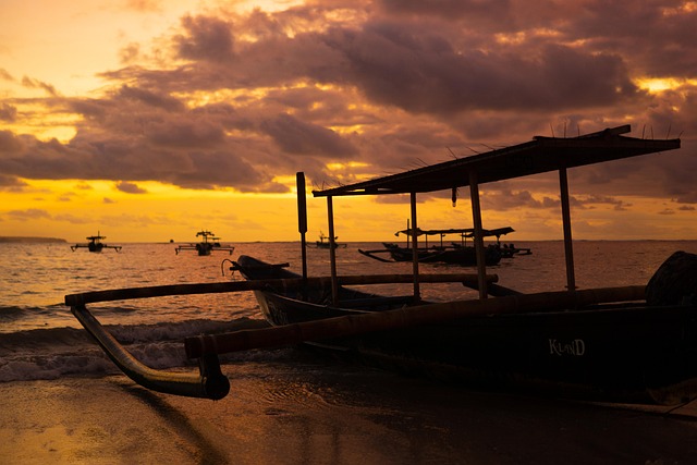 Free Beach Sunset photo and picture