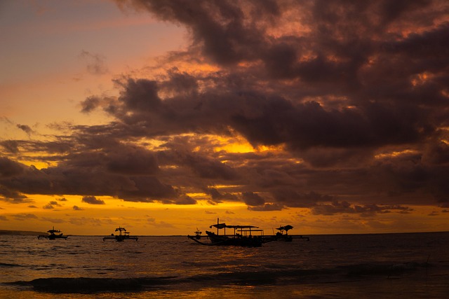Free Beach Sunset photo and picture