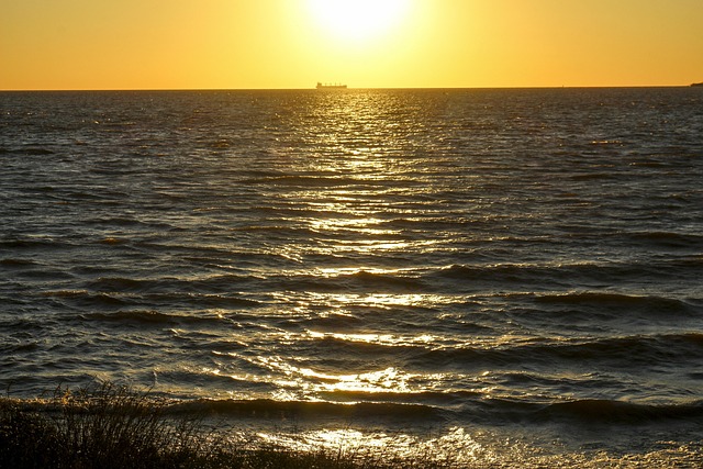 Sonnenuntergang, Sonne, Strand