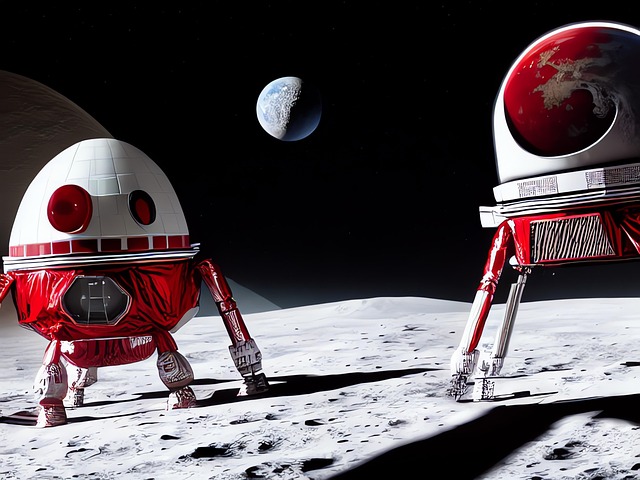 Free generated spatialship space illustration