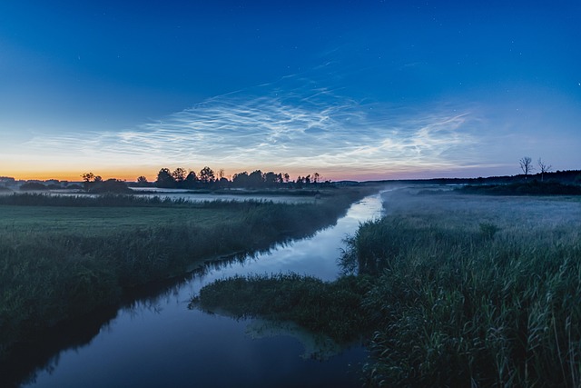 Free Twilight River photo and picture
