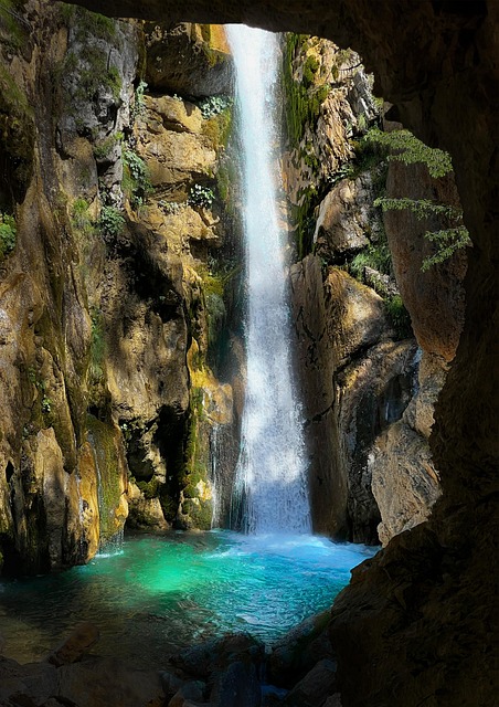 Free Waterfall Pond photo and picture