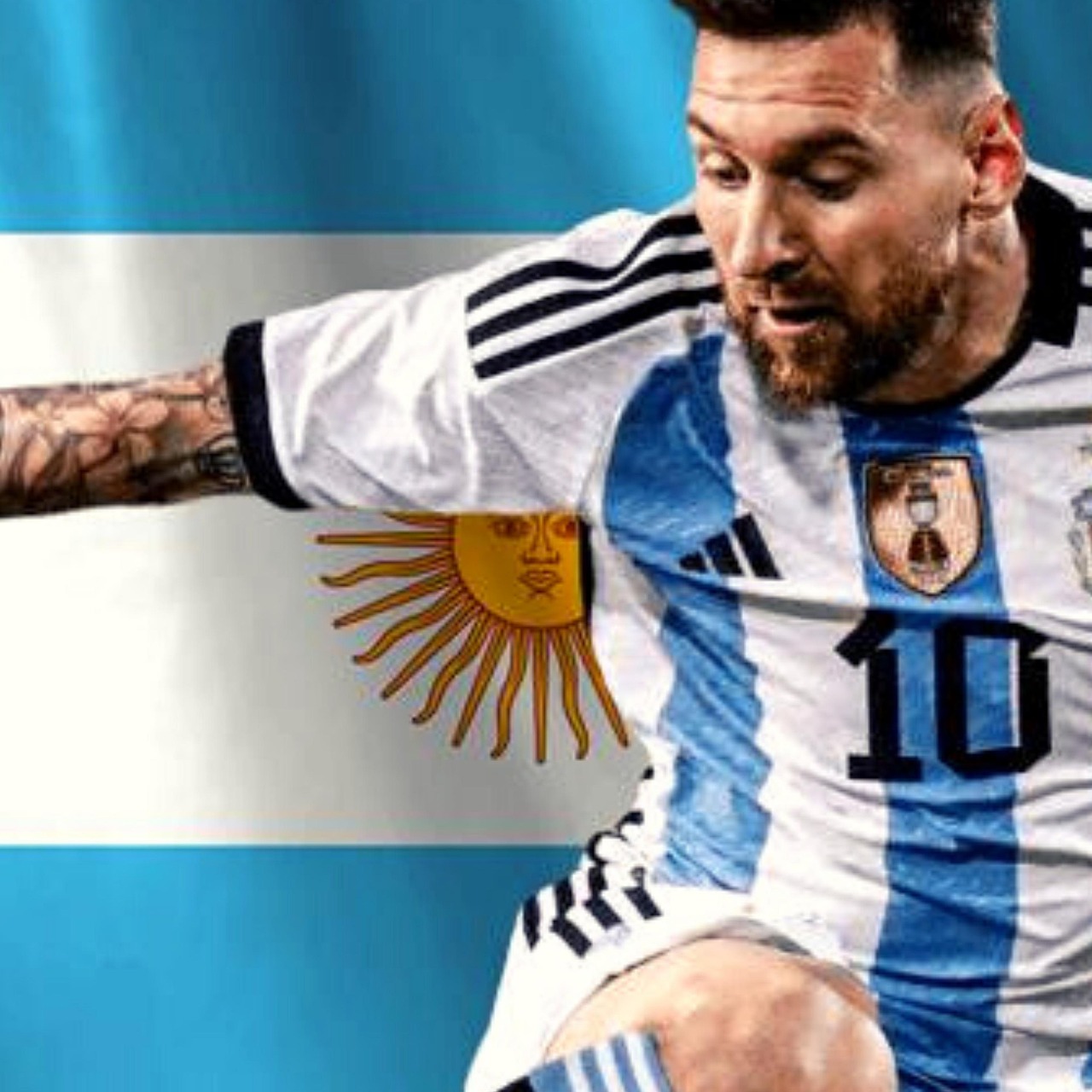Bandera Argentina Messi Fútbol - Foto gratis en Pixabay