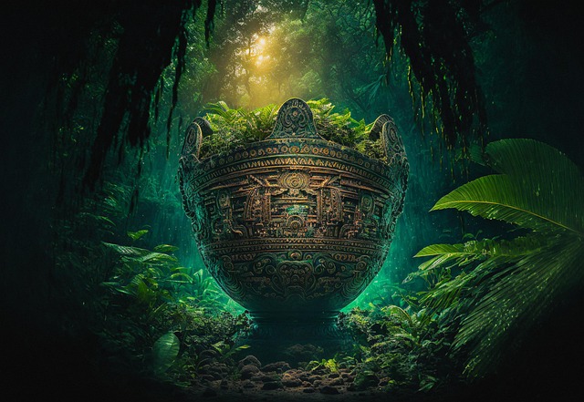 Free alien ship antique illustration