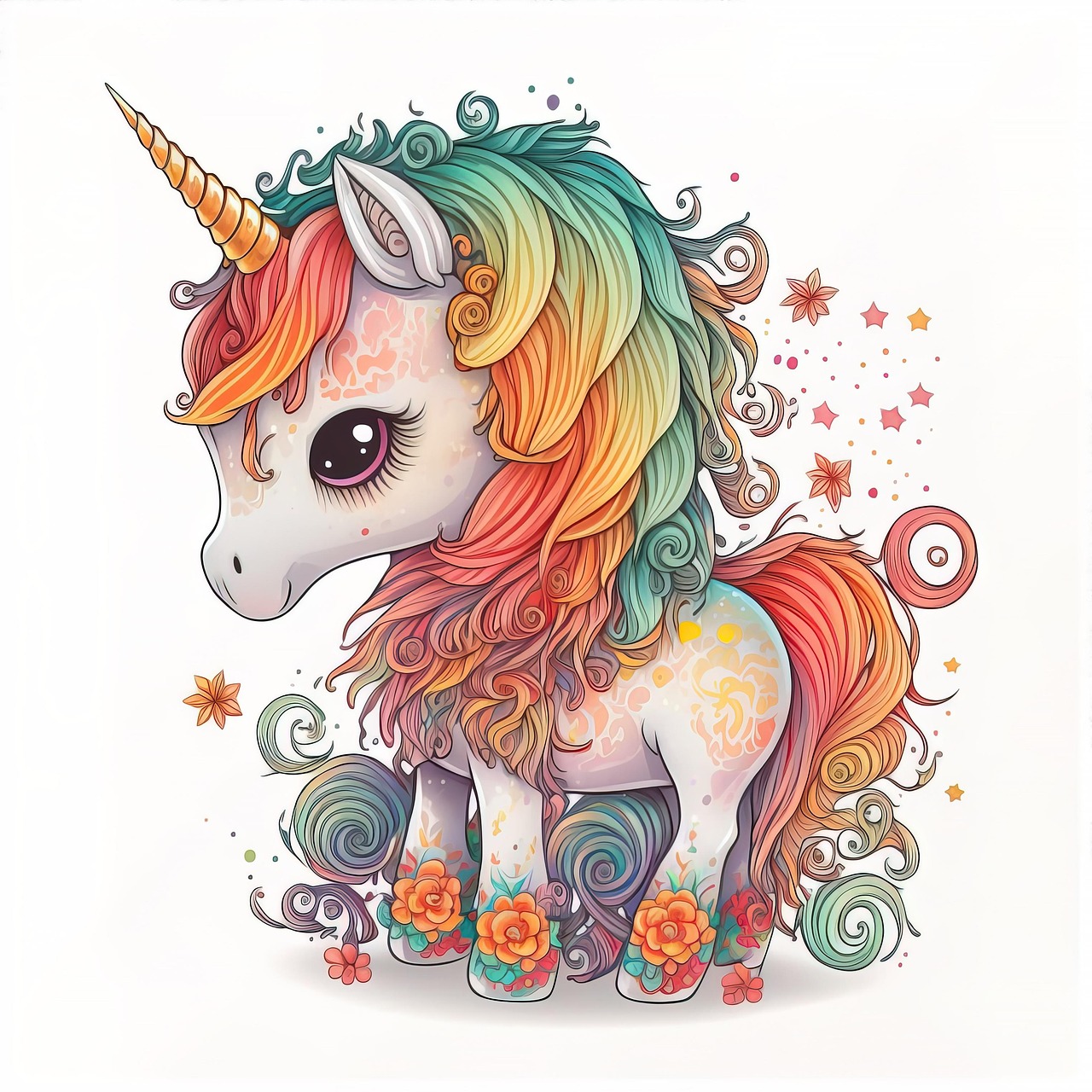 Unicornios Dibujos