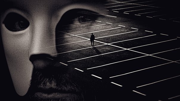 Hombre, Solitario, Solo, Oscuro, Triste