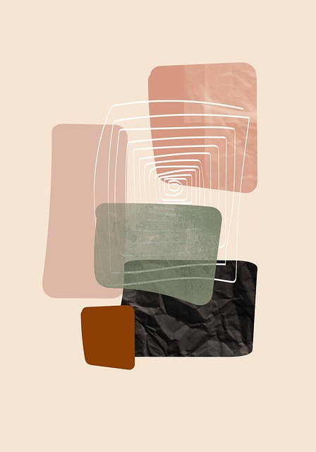 Quadrate, Bohemien, Formen, Farben, Boho