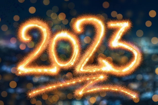 Nytårsdag, 2023, Sylvester, Skilt, Opad