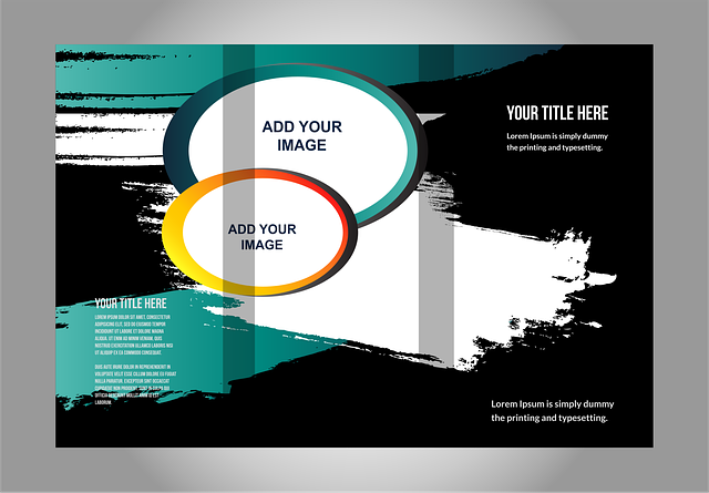 Free blue two layout vector