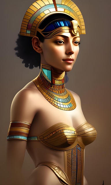 Free woman goddess gold illustration
