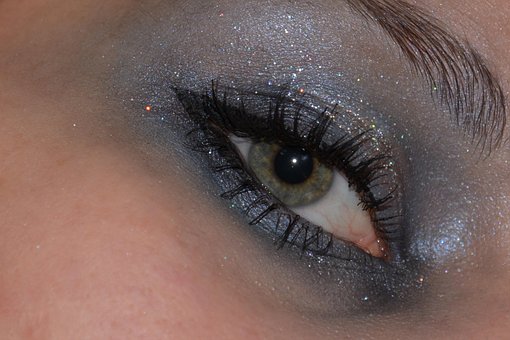 Auge, Iris, Blau, Grün, Makeup, Kreation