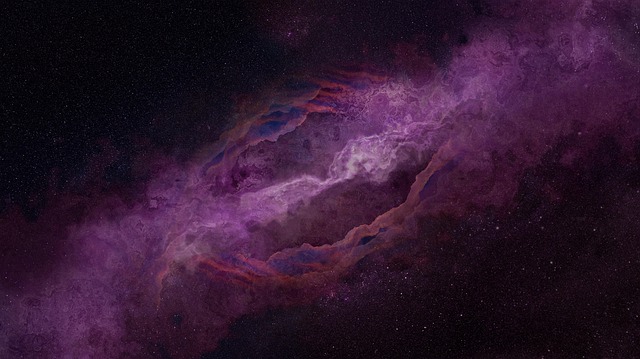 Free space nebula stars illustration