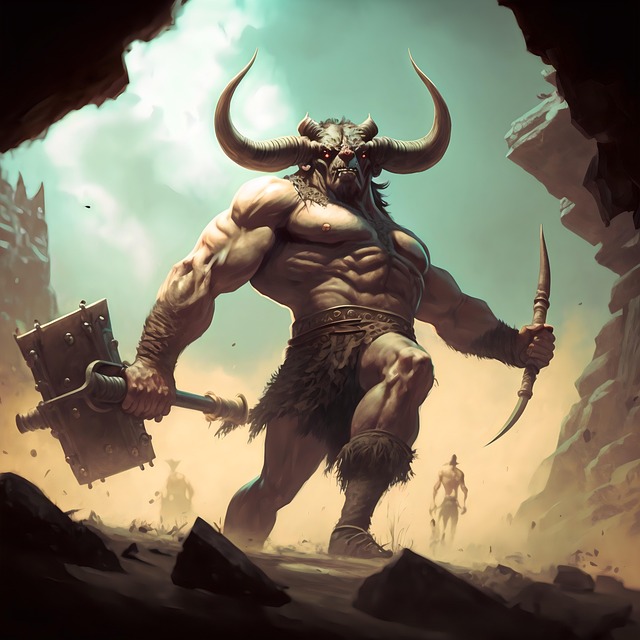 Free ai generated beast monster illustration