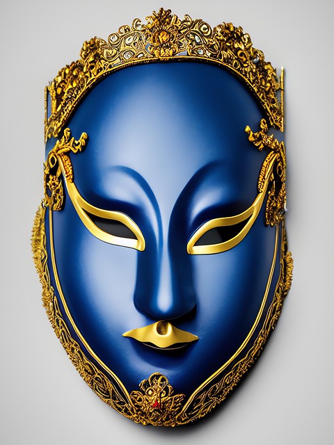 Download free HD stock image of Generated Hide Free generated hide venetian mask illustration