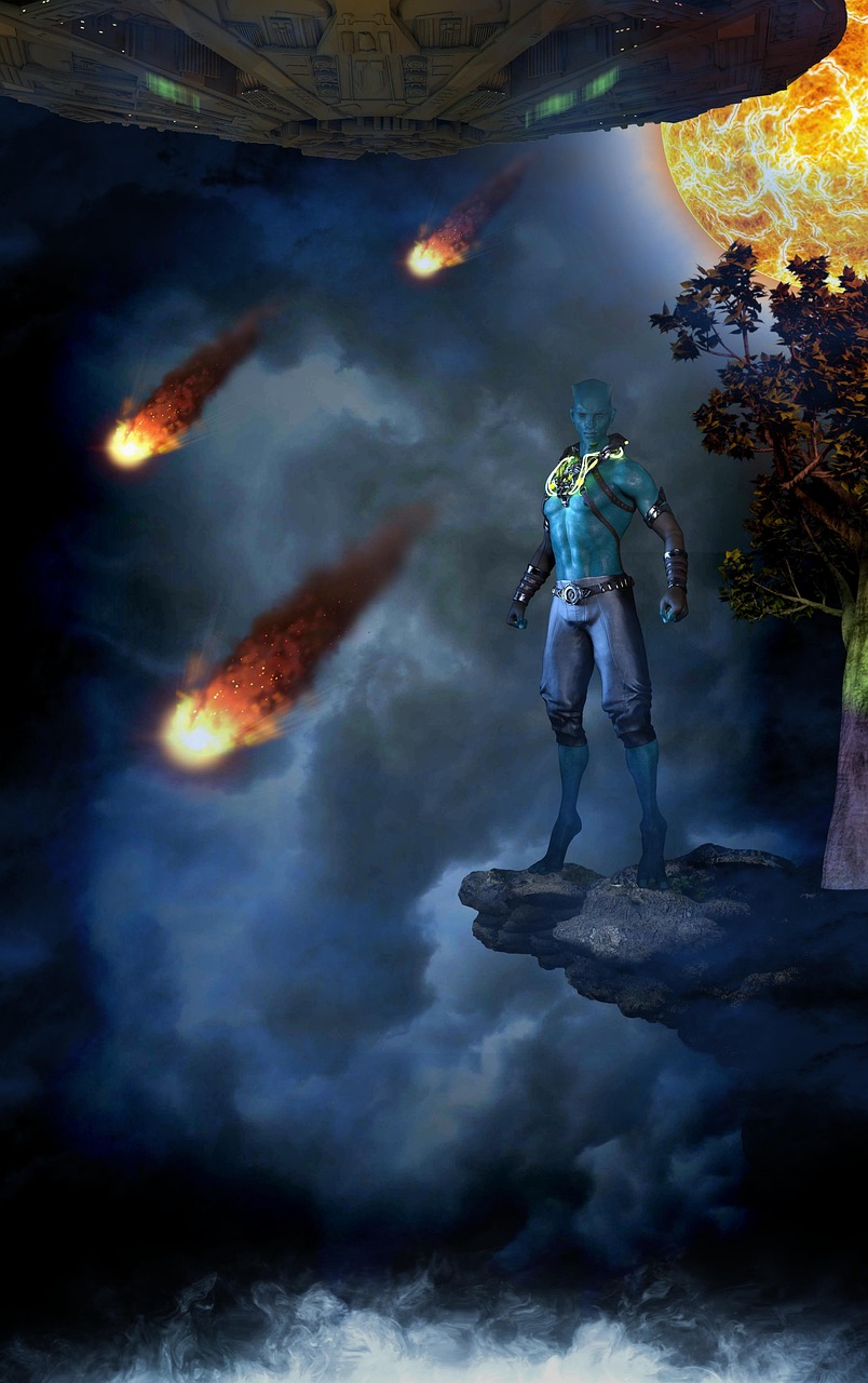 Download free HD stock image of Alien Warrior Free alien warrior invasion illustration