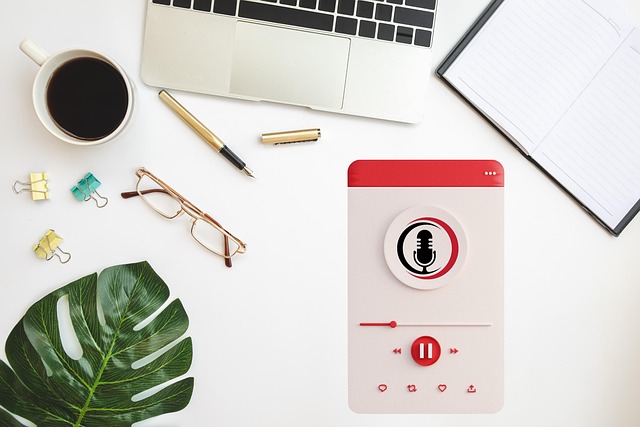 Podcast, microphone, record and audio — photo by parveender