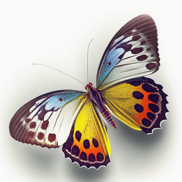 Free ai generated butterfly animal illustration
