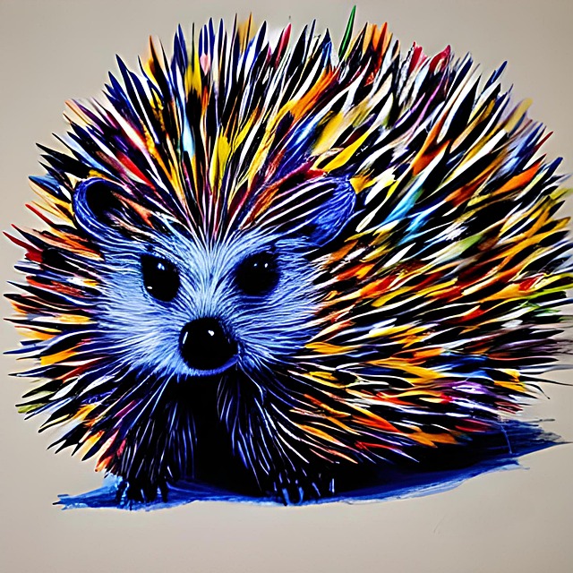 Free hedgehog nocturnal mammal illustration