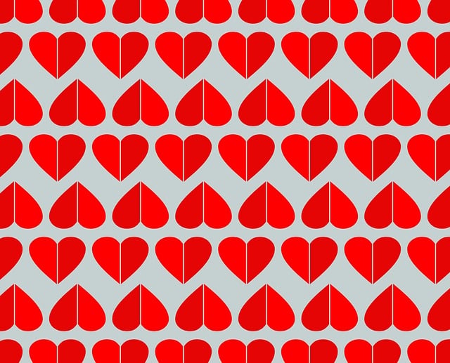 Free heart art rainbow vector