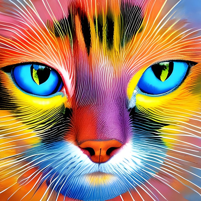 Free cat feline animal illustration