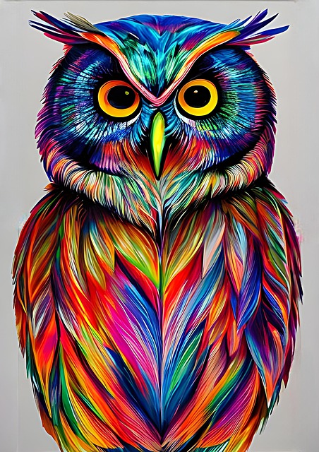 Download free HD stock image of Owl Plumage Free owl plumage bird illustration
