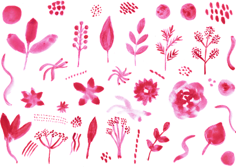 Free Flowers Leaves vector and picture