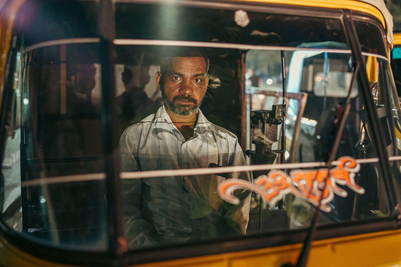Download free HD stock image of Rickshaw Driver Free Rickshaw Driver photo and picture