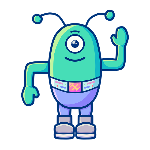 Free alien future fantasy illustration