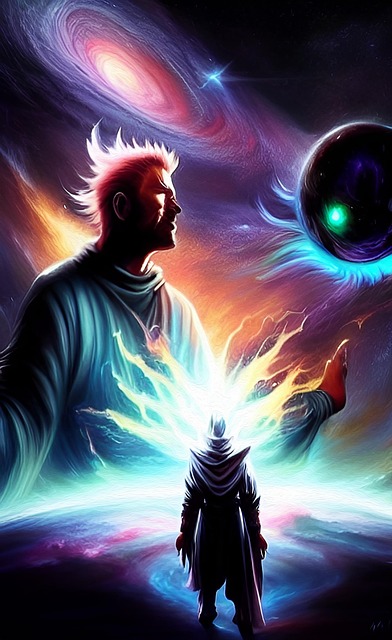 Free ai generated antagonist book cover illustration