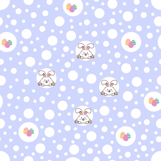 Free scrapbook easter rabbit illustration