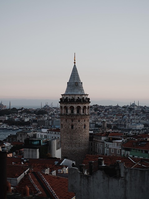 Kalkun, Galata, By, Tårn, Istanbul