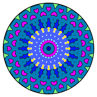 Free Rosette Mandala illustration and picture