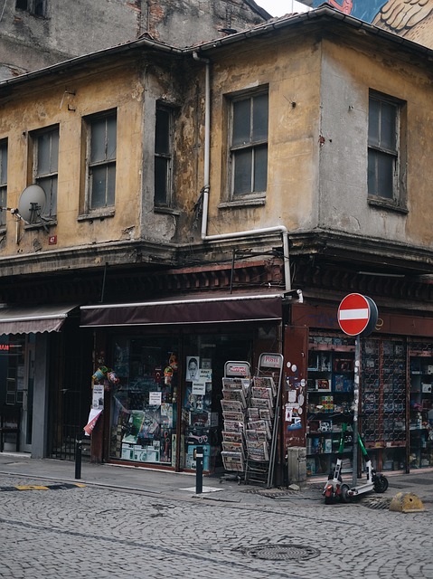 Avis, Magasin, Butik, Bygning, Gammel