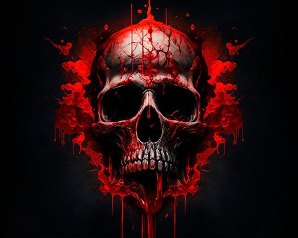Free Skull Skeleton illustration and picture