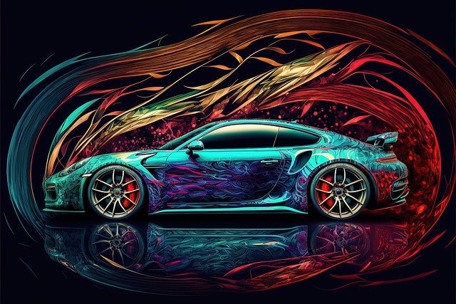 Automóvel, Porsche, Carro, Arte, Fundo