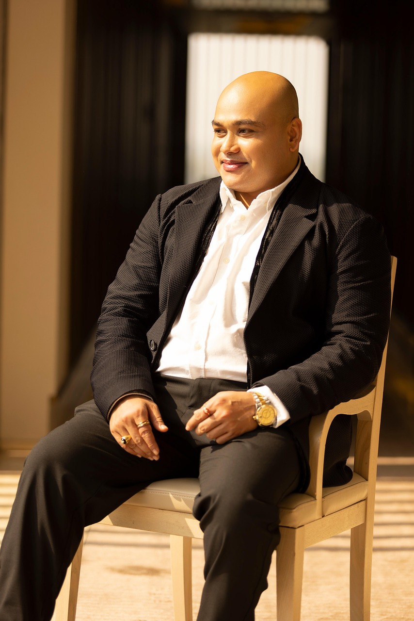 Indian wholesale business owner portrait